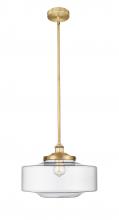  616-1S-BB-G692-16 - Bridgeton - 1 Light - 12 inch - Brushed Brass - Stem Hung - Mini Pendant