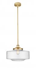  616-1S-BB-G694-16 - Bridgeton - 1 Light - 12 inch - Brushed Brass - Stem Hung - Mini Pendant