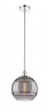  616-1S-PN-G556-12SM - Rochester - 1 Light - 12 inch - Polished Nickel - Cord hung - Mini Pendant