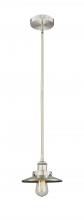  616-1SH-SN-M2 - Edison - 1 Light - 8 inch - Brushed Satin Nickel - Cord hung - Mini Pendant