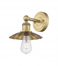  616-1W-BB-M17-BB - Scallop - 1 Light - 8 inch - Brushed Brass - Sconce