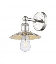  616-1W-PN-M17-PN - Scallop - 1 Light - 8 inch - Polished Nickel - Sconce