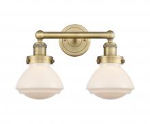  616-2W-BB-G321 - Olean - 2 Light - 16 inch - Brushed Brass - Bath Vanity Light