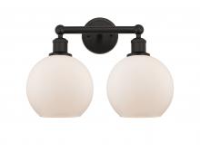  616-2W-OB-G121-8 - Athens - 2 Light - 17 inch - Oil Rubbed Bronze - Bath Vanity Light