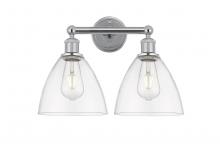  616-2W-PC-GBD-752 - Bristol - 2 Light - 17 inch - Polished Chrome - Bath Vanity Light