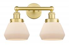  616-2W-SG-G171 - Fulton - 2 Light - 16 inch - Satin Gold - Bath Vanity Light