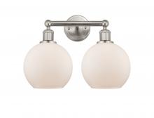  616-2W-SN-G121-8 - Athens - 2 Light - 17 inch - Satin Nickel - Bath Vanity Light