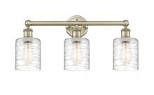  616-3W-AB-G1113 - Cobbleskill - 3 Light - 23 inch - Antique Brass - Bath Vanity Light