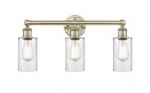  616-3W-AB-G802 - Clymer - 3 Light - 22 inch - Antique Brass - Bath Vanity Light