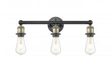  616-3W-BAB - Edison - 3 Light - 20 inch - Black Antique Brass - Bath Vanity Light