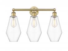  616-3W-BB-G652-7 - Cindyrella - 3 Light - 25 inch - Brushed Brass - Bath Vanity Light