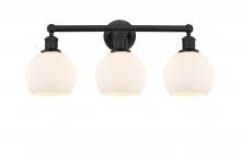  616-3W-OB-G121-6 - Athens - 3 Light - 24 inch - Oil Rubbed Bronze - Bath Vanity Light