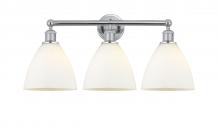  616-3W-PC-GBD-751 - Bristol - 3 Light - 26 inch - Polished Chrome - Bath Vanity Light