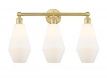  616-3W-SG-G651-7 - Cindyrella - 3 Light - 25 inch - Satin Gold - Bath Vanity Light