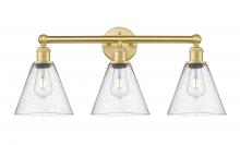  616-3W-SG-GBC-84 - Berkshire - 3 Light - 26 inch - Satin Gold - Bath Vanity Light