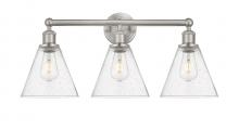  616-3W-SN-GBC-84 - Berkshire - 3 Light - 26 inch - Satin Nickel - Bath Vanity Light