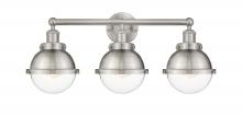  616-3W-SN-HFS-62-SN - Hampden - 3 Light - 25 inch - Brushed Satin Nickel - Bath Vanity Light