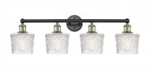  616-4W-BAB-G402 - Niagara - 4 Light - 34 inch - Black Antique Brass - Bath Vanity Light