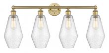  616-4W-BB-G654-7 - Cindyrella - 4 Light - 34 inch - Brushed Brass - Bath Vanity Light