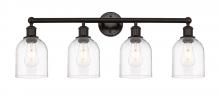  616-4W-OB-G558-6CL - Bella - 4 Light - 33 inch - Oil Rubbed Bronze - Bath Vanity Light