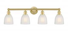  616-4W-SG-G441 - Brookfield - 4 Light - 33 inch - Satin Gold - Bath Vanity Light