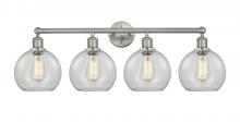  616-4W-SN-G122-8 - Athens - 4 Light - 35 inch - Satin Nickel - Bath Vanity Light