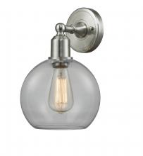  900-1W-SN-G122 - Sphere - 1 Light - 8 inch - Brushed Satin Nickel - Sconce