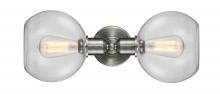  900-2W-SN-G122 - Sphere - 2 Light - 21 inch - Brushed Satin Nickel - Bath Vanity Light