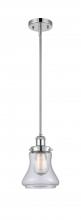  916-1S-PC-G192 - Bellmont - 1 Light - 6 inch - Polished Chrome - Mini Pendant