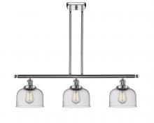  916-3I-PC-G74-LED - Bell - 3 Light - 36 inch - Polished Chrome - Stem Hung - Island Light