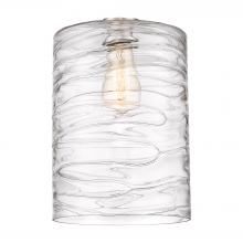  G1113-L - Cobbleskill Light 9 inch Deco Swirl Glass