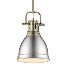  3604-S AB-PW - Duncan Small Pendant with Rod