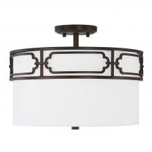  243431OB - 3 Light Semi-Flush