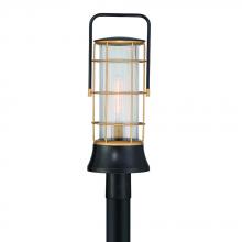  44265-014 - Rivamar 1 Light Lantern in Oil Rubbed Bronze + Gold