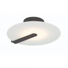  46843-012 - Nuvola 12.25" LED Flushmount in Black and White