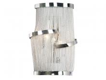  HF1404-CH - Mullholand Drive Collection Chrome Chain Wall Sconce