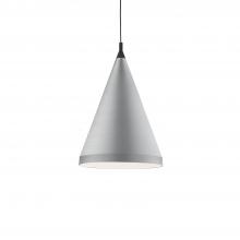  492722-BN/BK - Dorothy Brushed Nickel With Black Detail 1 Light Pendant