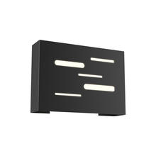  EW37206-BK - DYNAMO ACRYLIC EXTERIOR WALL BLACK 10W, 120VAC WITH LED DRIVER, 3000K, 90CRI