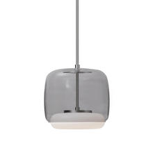  PD70610-SM/BN - Enkel 10-in Smoked/Brushed Nickel LED Pendant