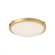  501112BG-LED - Floyd 13-in Brushed Gold LED Flush Mount