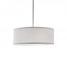  41073W - Gregory 15-in White 3 Lights Pendant