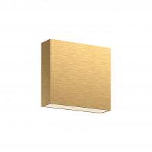  AT67006-BG - Mica 6-in Brushed Gold LED Wall Sconce