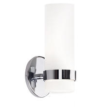  WS9809-CH - Milano 9-in Chrome LED Wall Sconce