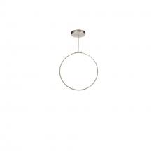  PD82524-BN-UNV - Cirque 24-in Brushed Nickel LED Pendant