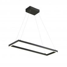  PD88530-BK - Piazza 30-in Black LED Pendant