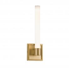  WS17014-BG - Rona 14-in Brushed Gold LED Wall Sconce