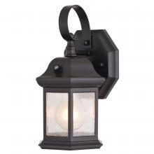  T0738 - Wellington 6-in. Dusk to Dawn Outdoor Wall Light Medium Bronze