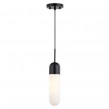  P0421 - Thalia 4.75-in. W 1 Light Mini Pendant Matte Black