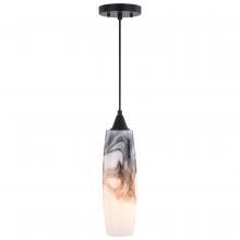  P0327 - Milano 4.25 in. W Mini Pendant Oil Rubbed Bronze London Fog Glass