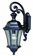  T0320 - Aberdeen Motion Sensor Dusk to Dawn Outdoor Wall Light Shiny Black